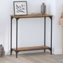Mesa Consola con estante Madera vieja 75 x 30.5 x 75 cm en Mesas auxiliares | Comprar online en Foru.es