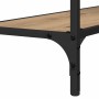 Mesa Consola con estante Roble artisan 75 x 30.5 x 75 cm en Mesas auxiliares | Comprar online en Foru.es