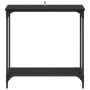 Mesa Consola Roble negro 75 x 30.5 x 75 cm Madera contrachapada en Mesas auxiliares | Comprar online en Foru.es