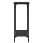 Mesa Consola Roble negro 75 x 30.5 x 75 cm Madera contrachapada en Mesas auxiliares | Comprar online en Foru.es