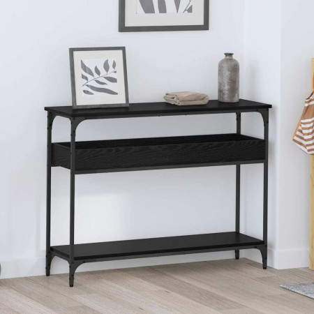 Mesa Consola Roble negro 100 x 29 x 75 cm Madera contrachapada en Mesas auxiliares | Comprar online en Foru.es