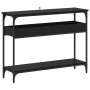 Mesa Consola Roble negro 100 x 29 x 75 cm Madera contrachapada en Mesas auxiliares | Comprar online en Foru.es
