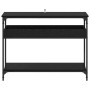Mesa Consola Roble negro 100 x 29 x 75 cm Madera contrachapada en Mesas auxiliares | Comprar online en Foru.es