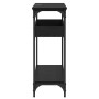 Mesa Consola Roble negro 100 x 29 x 75 cm Madera contrachapada en Mesas auxiliares | Comprar online en Foru.es