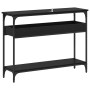 Mesa Consola Roble negro 100 x 29 x 75 cm Madera contrachapada en Mesas auxiliares | Comprar online en Foru.es