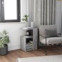 Mesa auxiliar de madera contrachapada gris hormigón 36x30x56 cm de vidaXL, Mesas auxiliares - Ref: Foro24-802997, Precio: 29,...
