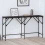 Mesa Consola Roble Negro 140 x 29 x 75 cm Madera de ingeniería en Mesas auxiliares | Comprar online en Foru.es