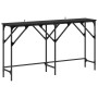 Mesa Consola Roble Negro 140 x 29 x 75 cm Madera de ingeniería en Mesas auxiliares | Comprar online en Foru.es