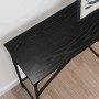 Mesa Consola Roble Negro 140 x 29 x 75 cm Madera de ingeniería en Mesas auxiliares | Comprar online en Foru.es