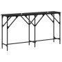 Mesa Consola Roble Negro 140 x 29 x 75 cm Madera de ingeniería en Mesas auxiliares | Comprar online en Foru.es