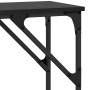 Mesa Consola Roble Negro 140 x 29 x 75 cm Madera de ingeniería en Mesas auxiliares | Comprar online en Foru.es