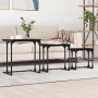 Mesa de Café Nido 3 pcs Roble negro 50.5 x 35 x 53 cm en Mesas de centro | Comprar online en Foru.es