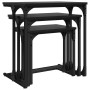 Mesa de Café Nido 3 pcs Roble negro 50.5 x 35 x 53 cm en Mesas de centro | Comprar online en Foru.es