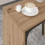 Mesa de Café 3 pcs Roble artesanal Madera de ingeniería en Mesas de centro | Comprar online en Foru.es