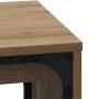 Mesa de Café 3 pcs Roble artesanal Madera de ingeniería en Mesas de centro | Comprar online en Foru.es