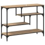 Mesa Consola con estante Roble artesanal 100 x 30 x 75 cm en Mesas auxiliares | Comprar online en Foru.es