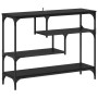 Mesa Consola Roble Negro 100 x 30 x 75 cm Madera de ingeniería en Mesas auxiliares | Comprar online en Foru.es