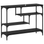 Mesa Consola Roble Negro 100 x 30 x 75 cm Madera de ingeniería en Mesas auxiliares | Comprar online en Foru.es
