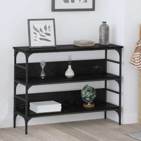 Mesa Consola Roble negro 100 x 32 x 75 cm Madera contrachapada en Mesas auxiliares | Comprar online en Foru.es