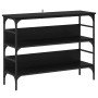 Mesa Consola Roble negro 100 x 32 x 75 cm Madera contrachapada en Mesas auxiliares | Comprar online en Foru.es