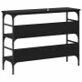 Mesa Consola Roble negro 100 x 32 x 75 cm Madera contrachapada en Mesas auxiliares | Comprar online en Foru.es