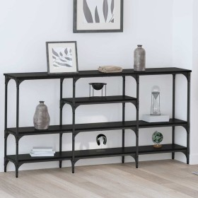 Mesa Consola Roble negro 160 x 29 x 80 cm Madera contrachapada en Mesas auxiliares | Comprar online en Foru.es