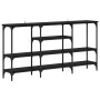 Mesa Consola Roble negro 160 x 29 x 80 cm Madera contrachapada en Mesas auxiliares | Comprar online en Foru.es