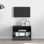 Unidades de TV Roble Negro 61 x 40 x 46 cm Madera contrachapada en Muebles TV | Comprar online en Foru.es