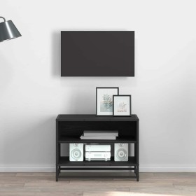 Unidades de TV Roble Negro 61 x 40 x 46 cm Madera contrachapada en Muebles TV | Comprar online en Foru.es