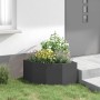 Macetero de Esquina Negro 60 x 60 x 35 cm Acero en Macetas y jardineras | Comprar online en Foru.es