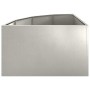 Macetero de Esquina Plateado 60 x 60 x 35 cm Acero inoxidable en Macetas y jardineras | Comprar online en Foru.es