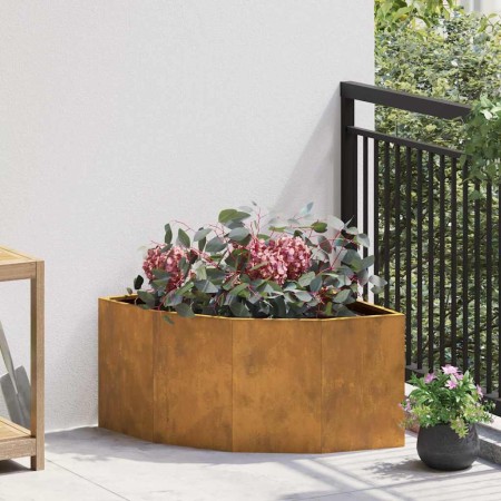 Macetero de Esquina Oxidado 60 x 60 x 35 cm Acero oxidado en Macetas y jardineras | Comprar online en Foru.es