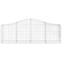 Cestas de gaviones 6 uds forma de arco hierro 200x30x60/80 cm de vidaXL, Maceteros y jardineras - Ref: Foro24-3145392, Precio...