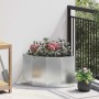 Macetero de Esquina Plateado 45 x 45 x 35 cm Acero galvanizado en Macetas y jardineras | Comprar online en Foru.es