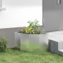Macetero de Esquina Plateado 45 x 45 x 35 cm Acero galvanizado en Macetas y jardineras | Comprar online en Foru.es