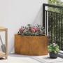 Macetero de Esquina Oxidado 45 x 45 x 35 cm Acero oxidado en Macetas y jardineras | Comprar online en Foru.es