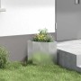 Macetero de Esquina Plateado 30 x 30 x 35 cm Acero galvanizado en Macetas y jardineras | Comprar online en Foru.es