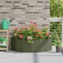 Jardinera Verde Oliva 120 x 60 x 35 cm Acero en Macetas y jardineras | Comprar online en Foru.es
