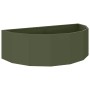 Jardinera Verde Oliva 120 x 60 x 35 cm Acero en Macetas y jardineras | Comprar online en Foru.es