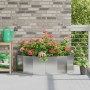 Jardinera Plateado 120 x 60 x 35 cm Acero Galvanizado en Macetas y jardineras | Comprar online en Foru.es