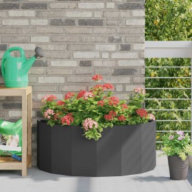 Jardinera Negro 90 x 45 x 35 cm Acero en Macetas y jardineras | Comprar online en Foru.es