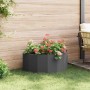 Jardinera Negro 90 x 45 x 35 cm Acero en Macetas y jardineras | Comprar online en Foru.es