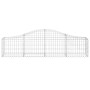 Cestas de gaviones 4 uds forma de arco hierro 200x30x40/60 cm de vidaXL, Maceteros y jardineras - Ref: Foro24-3145369, Precio...