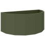 Jardinera Verde Oliva 90 x 45 x 35 cm Acero en Macetas y jardineras | Comprar online en Foru.es