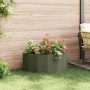Jardinera Verde Oliva 90 x 45 x 35 cm Acero en Macetas y jardineras | Comprar online en Foru.es