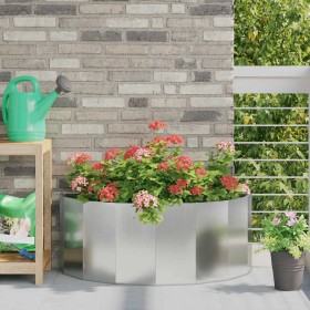Jardinera Plateado 90 x 45 x 35 cm Acero Galvanizado en Macetas y jardineras | Comprar online en Foru.es