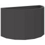 Jardinera Negro 60 x 30 x 35 cm Acero en Macetas y jardineras | Comprar online en Foru.es