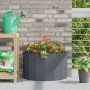 Jardinera Antracita 60 x 30 x 35 cm Acero en Macetas y jardineras | Comprar online en Foru.es