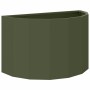 Jardinera Verde Oliva 60 x 30 x 35 cm Acero en Macetas y jardineras | Comprar online en Foru.es