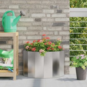 Jardinera Plateado 60 x 30 x 35 cm Acero inoxidable en Macetas y jardineras | Comprar online en Foru.es